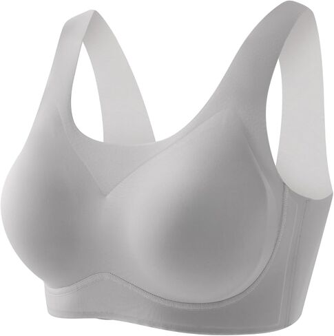 Cloudy W Silk-lining Ultra Comfort Bras for Women, Seamless Wirefree Full-Coverage Cups Sleep Bras, Everyday Bras in Saudi Arabia