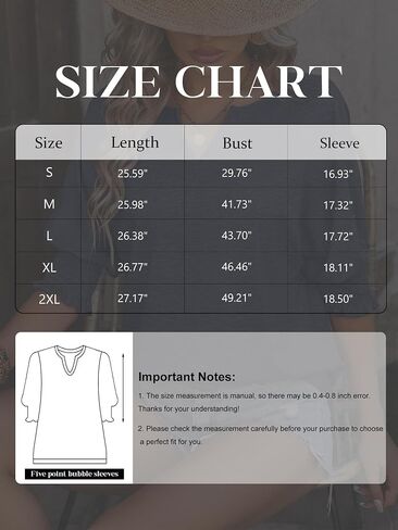 TAKEYAL Women's 2024 Fashion 3/4 Sleeve V Neck T-Shirts Cute Spring Summer Business Dressy Blouses Solid Basic Tee Tops in Kuwait