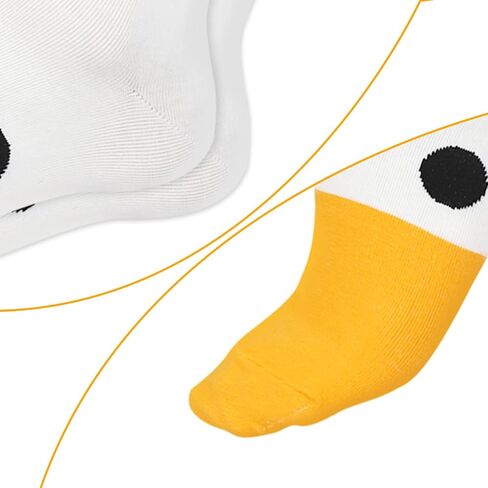 2 Pairs Unisex Goose Socks, Funny Goose Head Socks, Funny Novelty Goose Sock Puppets Casual Cotton Socks for Men Women Boys Girls Costume Party in Saudi Arabia