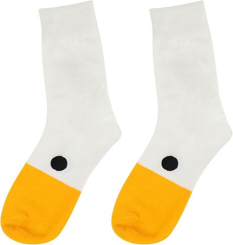 2 Pairs Unisex Goose Socks, Funny Goose Head Socks, Funny Novelty Goose Sock Puppets Casual Cotton Socks for Men Women Boys Girls Costume Party in Saudi Arabia