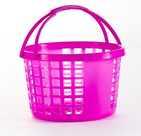 Prextex Easter Basket for Party Egg Hunts (12 pcs) | Plastic Bucket For Kids & Adults Bulk Buckets Small Bucket, Mini Premade Baskets in Kuwait