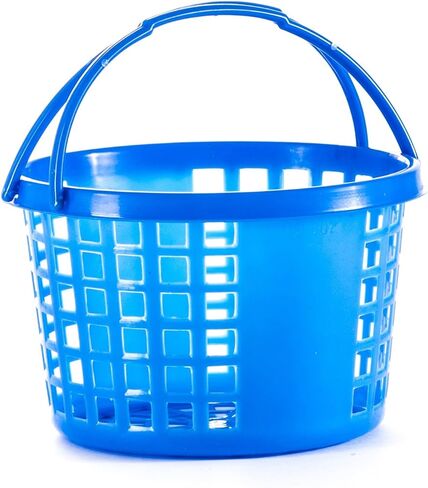 Prextex Easter Basket for Party Egg Hunts (12 pcs) | Plastic Bucket For Kids & Adults Bulk Buckets Small Bucket, Mini Premade Baskets in Kuwait