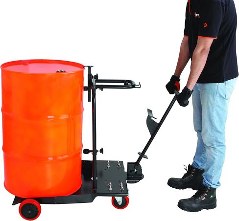Groz 44431 Material Handling Trolley Suitable for 180 kg Drum in Saudi Arabia