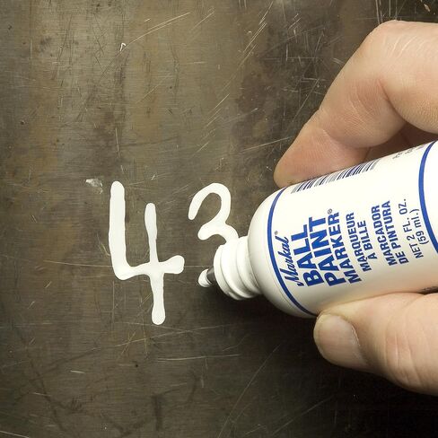 Markal Ball Paint Marker with 1/8" Tip, Blue (Pack of 12) in Saudi Arabia