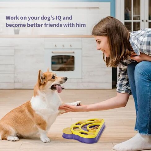 Dog Puzzle Toys, Pet Slow Food Feeder Food Dispenser, Dog Enrichment Toys for IQ Training and Brain Stimulation, Dogs Treat Puzzle for Small, Medium & Large Dogs in Saudi Arabia