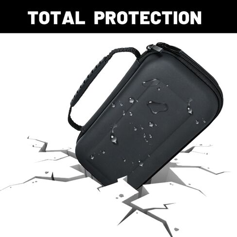 Hard Carrying Case for X55/X28 Handheld Game Console, EVA Waterproof Shockproof Multi-Function Accessories Travel Storage Bag in Saudi Arabia