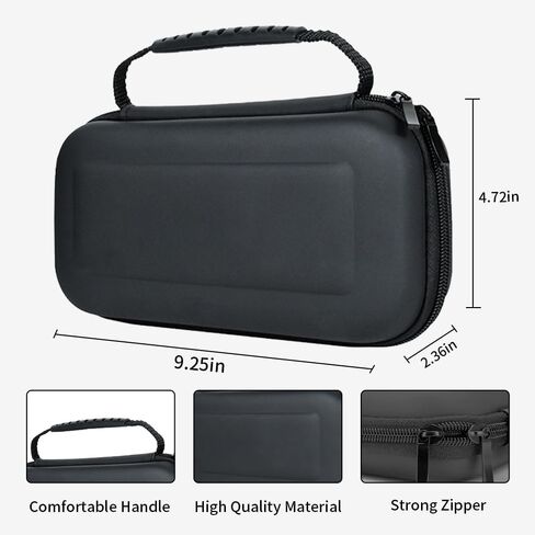 Hard Carrying Case for X55/X28 Handheld Game Console, EVA Waterproof Shockproof Multi-Function Accessories Travel Storage Bag in Saudi Arabia