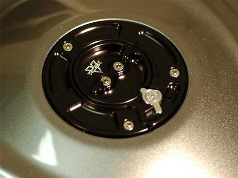 غطاء غطاء خزان الوقود متوافق مع ياماها YZF-R1 R6 FZ-6R FZ8 FZR750R الدراجات النارية Vortex V3 بأكسيد GC610 فضي in Kuwait
