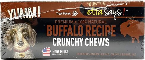 ETTA SAYS! Premium Crunchy Dog Chews, Grain-Free Dog Treats Pack of 36 – 4.5" Rabbit Dog Treats - Made in The USA, Good for Teeth, Easy to Digest Dog Chew in Kuwait