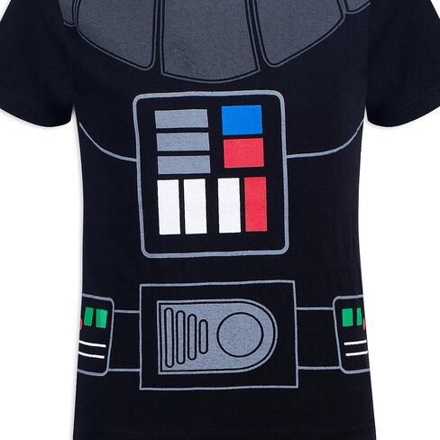 STAR WARS Darth Vander, Stormtrooper, Grogu Boys T-Shirt and Short Set for Toddler and Little Kids – Beige/Black/White in Saudi Arabia