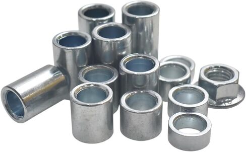 13 قطعة 0.47 "M12 البطانات الصناعية الفولاذية فاصل الأكمام مناسبة للدراجات النارية حفرة الترابية دراجة الدراجة ATV دراجة صغيرة 12 مللي متر المحور الكلاسيكي in Kuwait