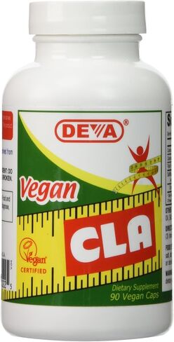 DEVA Vegan Vitamins Conjugated Linoleic Acid (CLA), from Non-GMO Safflower Oil, 90 Capsules, 1-Pack in Saudi Arabia