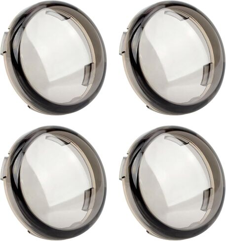 4 قطع غطاء عدسة إشارة الانعطاف الدخاني، متوافق مع Harley-Davidson Sportster Street Glide Road King Softail، Electra Glide in Kuwait