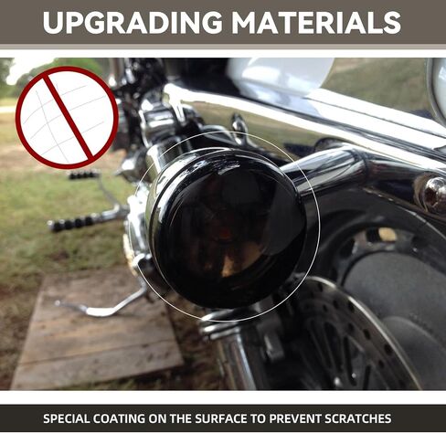 4 قطع غطاء عدسة إشارة الانعطاف الدخاني، متوافق مع Harley-Davidson Sportster Street Glide Road King Softail، Electra Glide in Kuwait