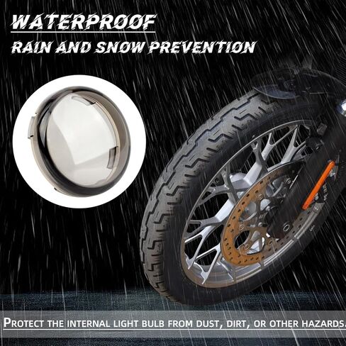 4 قطع غطاء عدسة إشارة الانعطاف الدخاني، متوافق مع Harley-Davidson Sportster Street Glide Road King Softail، Electra Glide in Kuwait