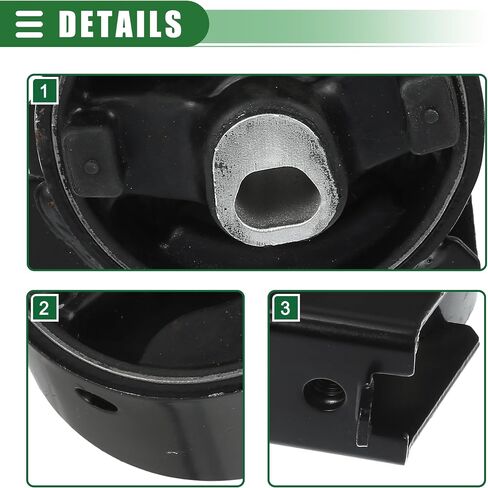 Motoforti Engine Motor Mount, Engine Mounting, for Dodge Journey 3.6L 2011-2019, No.68051873AB, Black in Saudi Arabia