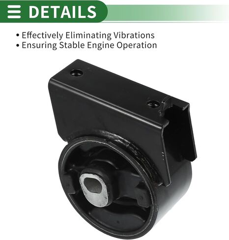 Motoforti Engine Motor Mount, Engine Mounting, for Dodge Journey 3.6L 2011-2019, No.68051873AB, Black in Saudi Arabia