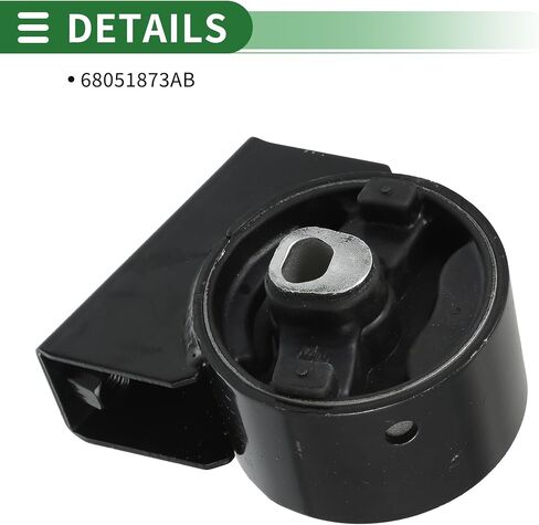 Motoforti Engine Motor Mount, Engine Mounting, for Dodge Journey 3.6L 2011-2019, No.68051873AB, Black in Saudi Arabia