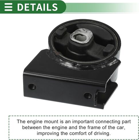Motoforti Engine Motor Mount, Engine Mounting, for Dodge Journey 3.6L 2011-2019, No.68051873AB, Black in Saudi Arabia