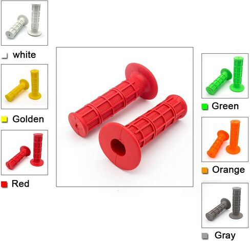 FXCNC Racing Universal Dirt Bike 7/8" Motorcycle Hand Grips Handlebar End Cap Plug Slider Standard Bars in Saudi Arabia