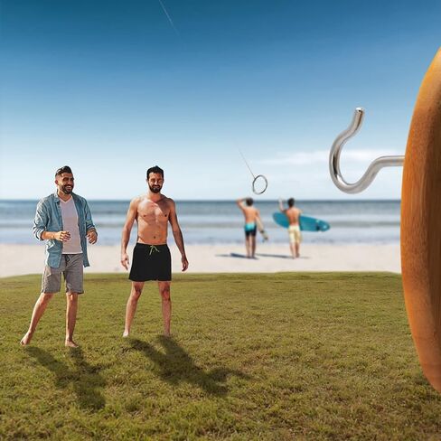 Hook and Ring Toss Game for Adults,Ring Toss Tailgating Game Set,Washer Game,Yard Games for Indoor/Outdoor Family Fun Party Game… in Saudi Arabia