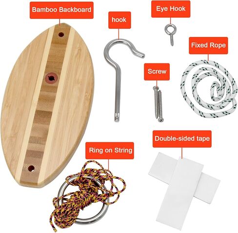 Hook and Ring Toss Game for Adults,Ring Toss Tailgating Game Set,Washer Game,Yard Games for Indoor/Outdoor Family Fun Party Game… in Saudi Arabia
