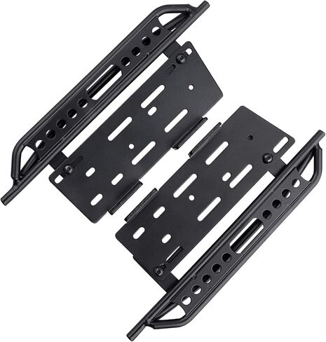 لمحوري SCX10 II 90046 الزاحف 1/10 RC سيارة معدنية لوحة خطوة جانبية مسند القدم دواسة لوحة RC الزاحف الجانب دواسة المتزلجون in Kuwait