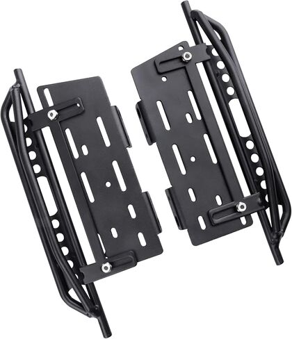 لمحوري SCX10 II 90046 الزاحف 1/10 RC سيارة معدنية لوحة خطوة جانبية مسند القدم دواسة لوحة RC الزاحف الجانب دواسة المتزلجون in Kuwait