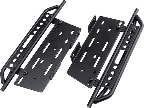 لمحوري SCX10 II 90046 الزاحف 1/10 RC سيارة معدنية لوحة خطوة جانبية مسند القدم دواسة لوحة RC الزاحف الجانب دواسة المتزلجون in Kuwait