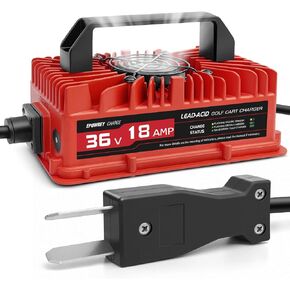 18 Amp 36 Volt Golf Carts Battery charger for EZGO & Yamaha with Crowfoot Plug