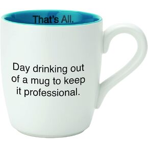 Santa Barbara Design Studio That's All Ceramic Coffee Mug, 16-Ounce, 16-Ounce, Anxiety