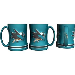 Boelter Brands NHL unisex-adult 14oz Sculpted Relief