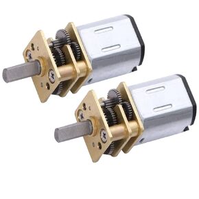 DC 12V Speed Reduction Motor 1000RPM with Full Metal Gearbox Replacement N20 Shaft Diameter Reduction Gear Motor