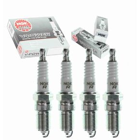 4 pc NGK V-Power Spark Plugs compatible with Chevrolet S10 2.2L L4 1998-2003