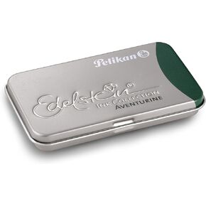 Pelikan Fine Writing Edelstein Ink Cartridges for Fountain Pens, Aquamarine, 1.4ml, Pack of 6 (300100)