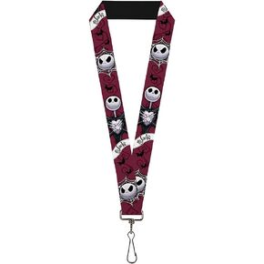 Buckle Down Lanyard-1.0-Nightmare Before Christmas Jack Face/Corpse