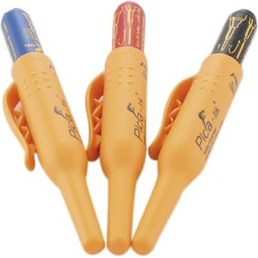 Pica Ink Set, Permanent Marker pens, 3 pens, Black, Blue, Red (Pack of 3)