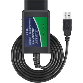 OBD2 Diagnostic Scanner ELM327 V1.4 USB ELM 327 with PIC18F25K80 Chip