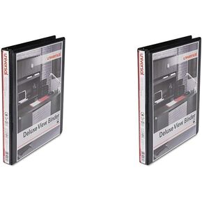 يونيفرسال إيكونومي ،Non-View Round Ring Binder ،3 حلقات ،سعة 0.5 بوصة ،11 × 8.5 ،أسود