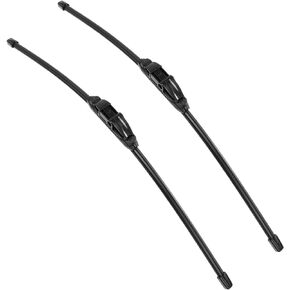 PHILTOP 24"+24" Front Automotive Replacement Windshield Wiper Blades for C300 2008-2014, C250 2012-2014, E350 2010-2014, CLS550 C350 2012-2014, E550 2010-2014, E250 C63 AMG CLS63 AMG E400 Set of 2