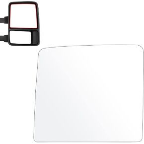 ECCPP Towing Mirror Glass Replacement for 1999-2016 For Ford F-250 F-350 F-450 F-550 Super Duty 2000-2005 For Ford Excursion Manual Adjustment Left Side Upper Flat Glass Tow Mirror Glass