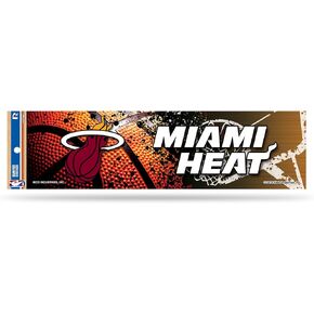 Rico Industries NBA Basketball Miami Heat 3" x 12" Bumper Sticker