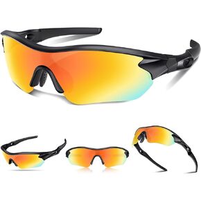 Polarized Sports Sunglasses for Men Women Youth Baseball Cycling Running Driving Fishing Tennis Golf Motor TAC UV400 TR90