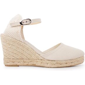 صندل إسبادريل إسباني أصلي من Granada للنساء - حذاء مستدام وصديق للبيئة ونباتي. طراز كلاسيكي، جزء علوي من قماش القطن العضوي، نعل داخلي مريح، نعل أوسط من الجوت، نعل مطاطي. صنع في اسبانيا in Kuwait