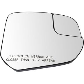 TRQ Right Mirror Glass Compatible with 2014-2022 Ford Transit Connect