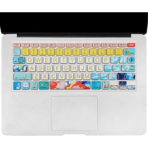 Silicone Keyboard Cover for Old MacBook Air 13 Inch (A1466/A1369),MacBook Pro 13'' (A1425/A1502/A1278)/15'' (A1398 /A1286)/17'' (A1297), Flowers