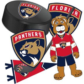 Desert Cactus Florida Panthers Team NHL National Hockey League Sticker Vinyl Decal Laptop Water Bottle Car Scrapbook (Type 2)