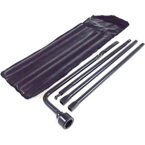 Red Hound Auto 4-Piece Tire Iron Set, Fits Chevrolet Silverado 1500 & GMC Sierra 1500, Constructed of Heavy Duty Steel, Will Not Rust or Corrode