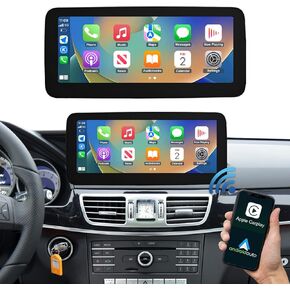 Road Top 12.3 Inch Car Touchscreen Wireless CarPlay Android Auto for Mecedes Benz E Class W212 2013-2015 Year with NTG4.5, Car Stereo Multimedia Radio Receiver