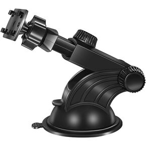 Flexible Dashboard Suction Cup Bracket for Portable Wirelss Carplay Screen Monitor, Upgraded Back up Stand Monitor Suction Cup Mount for 7" Car Android Auto Screen